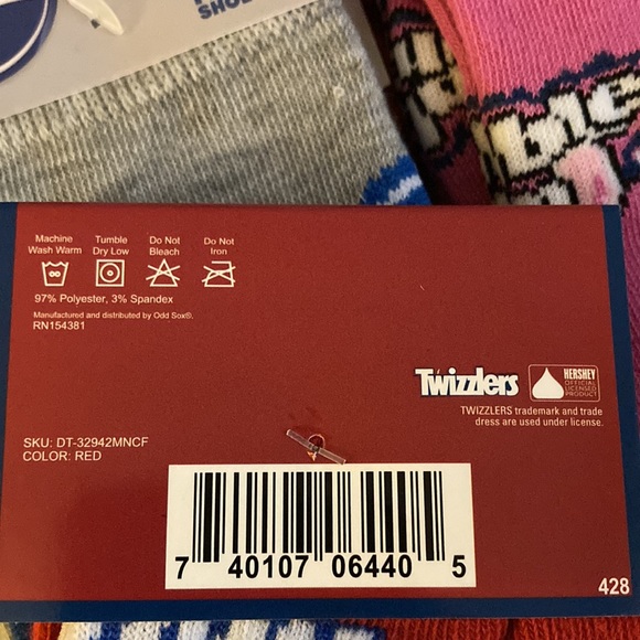 Men’s 6 Pack Candy Sweet Treats Junk Food Theme Crew Socks Set - Picture 3 of 11